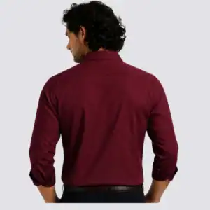 Maroon Premium Formal Shirt for Men