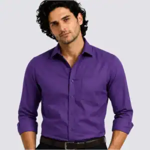 Pansy Purple Premium Formal Shirt for Men