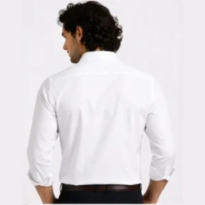 White Premium Formal Shirt for Men