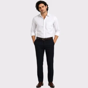 White Premium Formal Shirt for Men