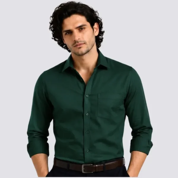 Emerald Green Premium Formal Shirt for Men
