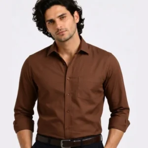 Brown Premium Formal Shirt for Men