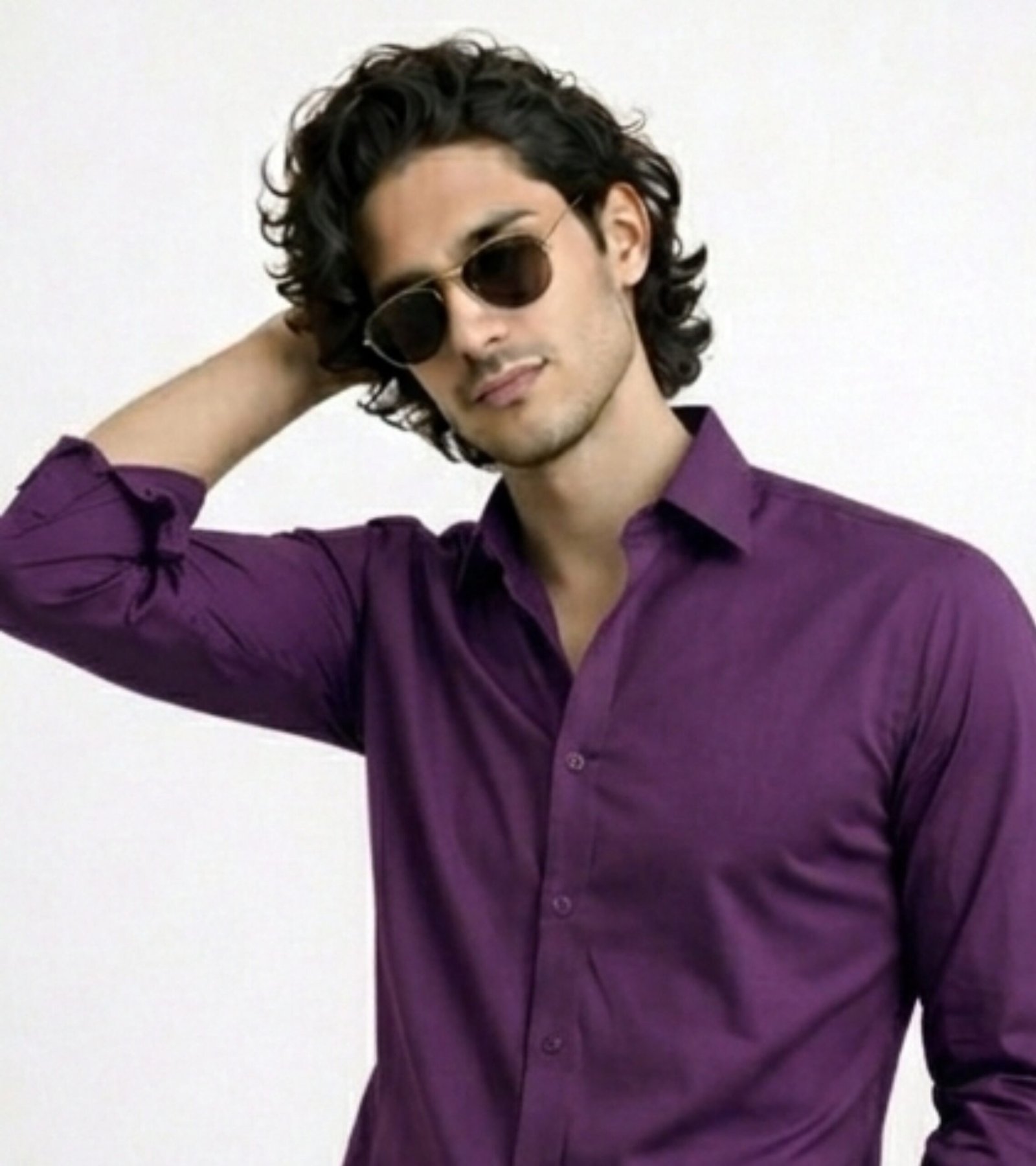 Purple Premium Shine Formal Shirt
