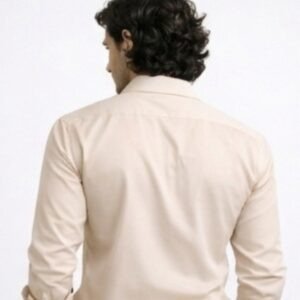 Beige Premium Shine Formal Shirt