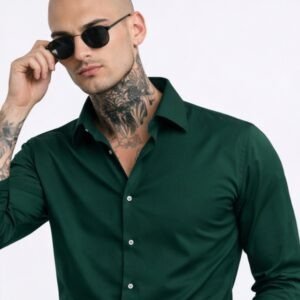 Emerald Green Premium Shine Shirt