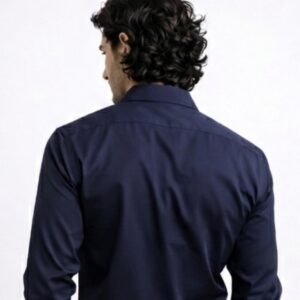 Navy Blue Premium Formal Shirt
