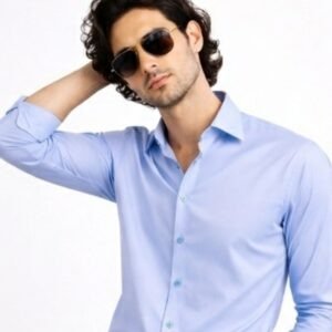 Sky Blue Premium Formal Shirt
