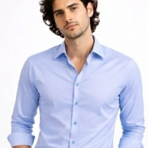 Sky Blue Premium Formal Shirt